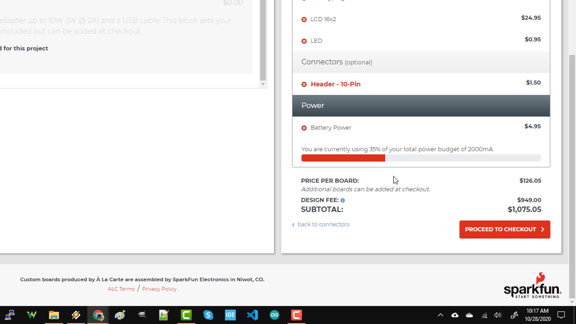 SparkFun ALC - adding batter option